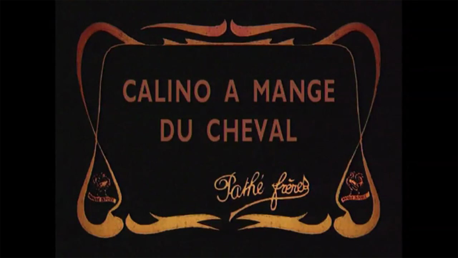 Making of "Calino a mangé du cheval"