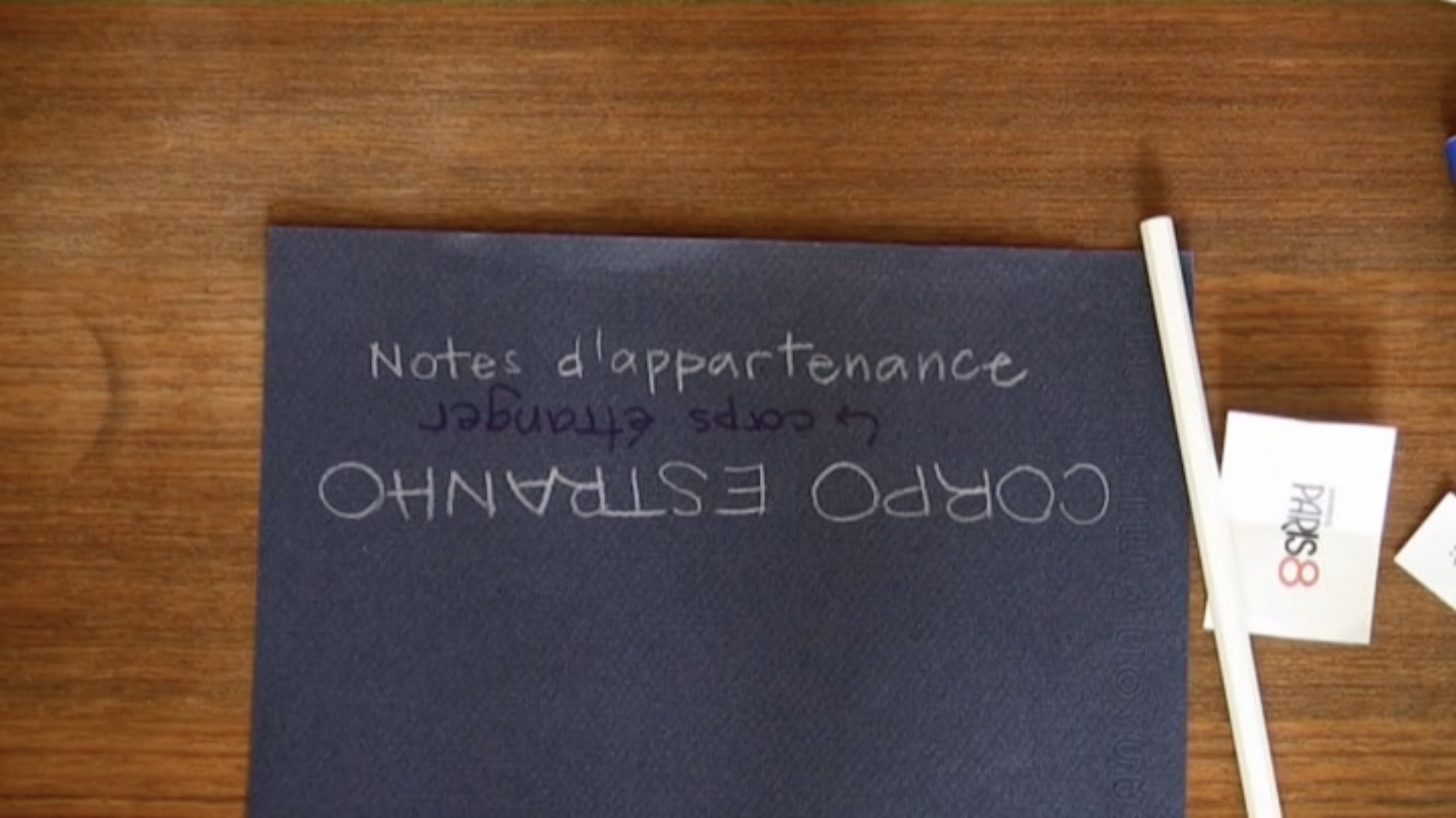 Corpo Estranho : notes d'appartenance - Flávia TAVARES - 2009